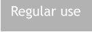 Regular use
